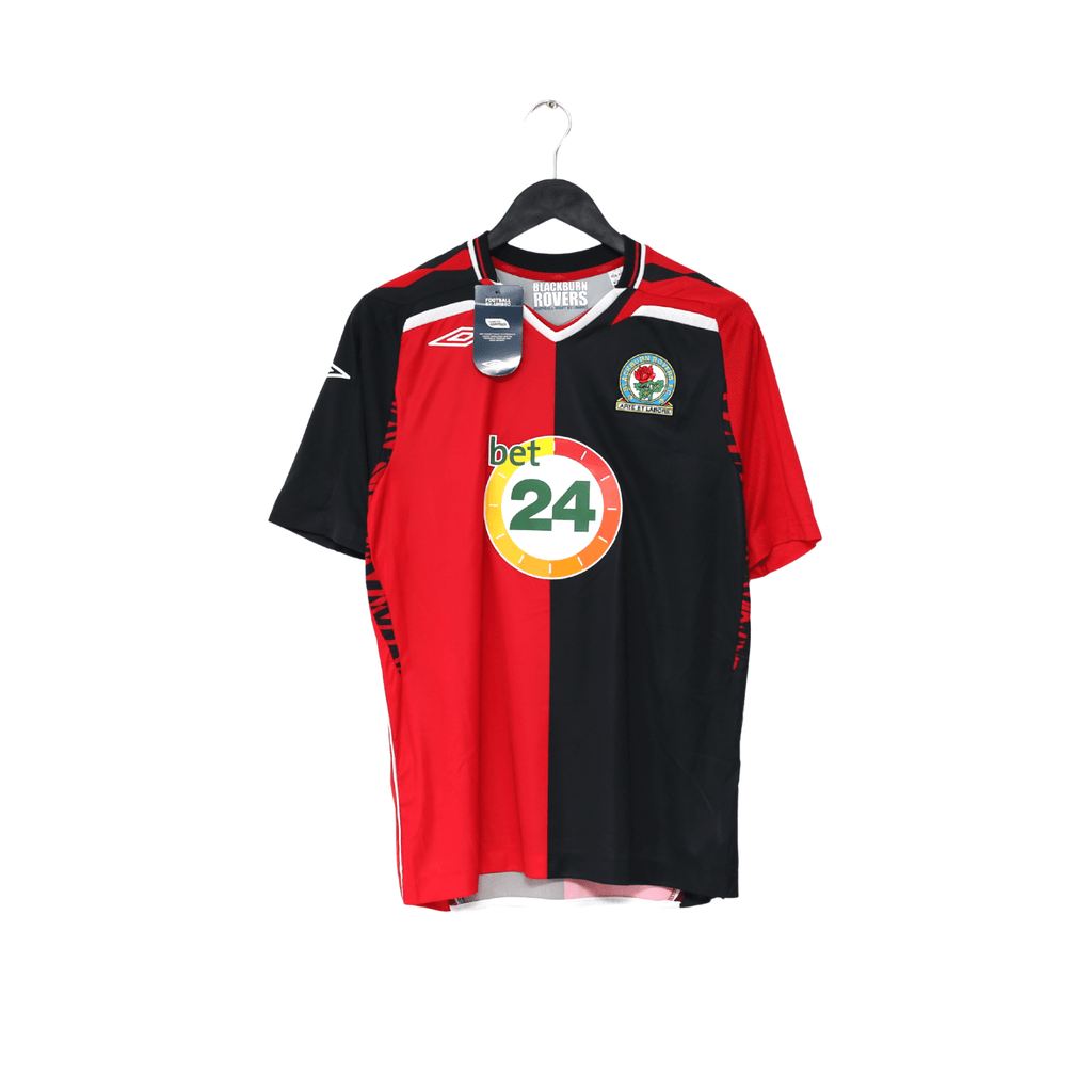 2007/08 TUGAY #5 Blackburn Rovers Vintage Umbro Away Football Shirt (S)