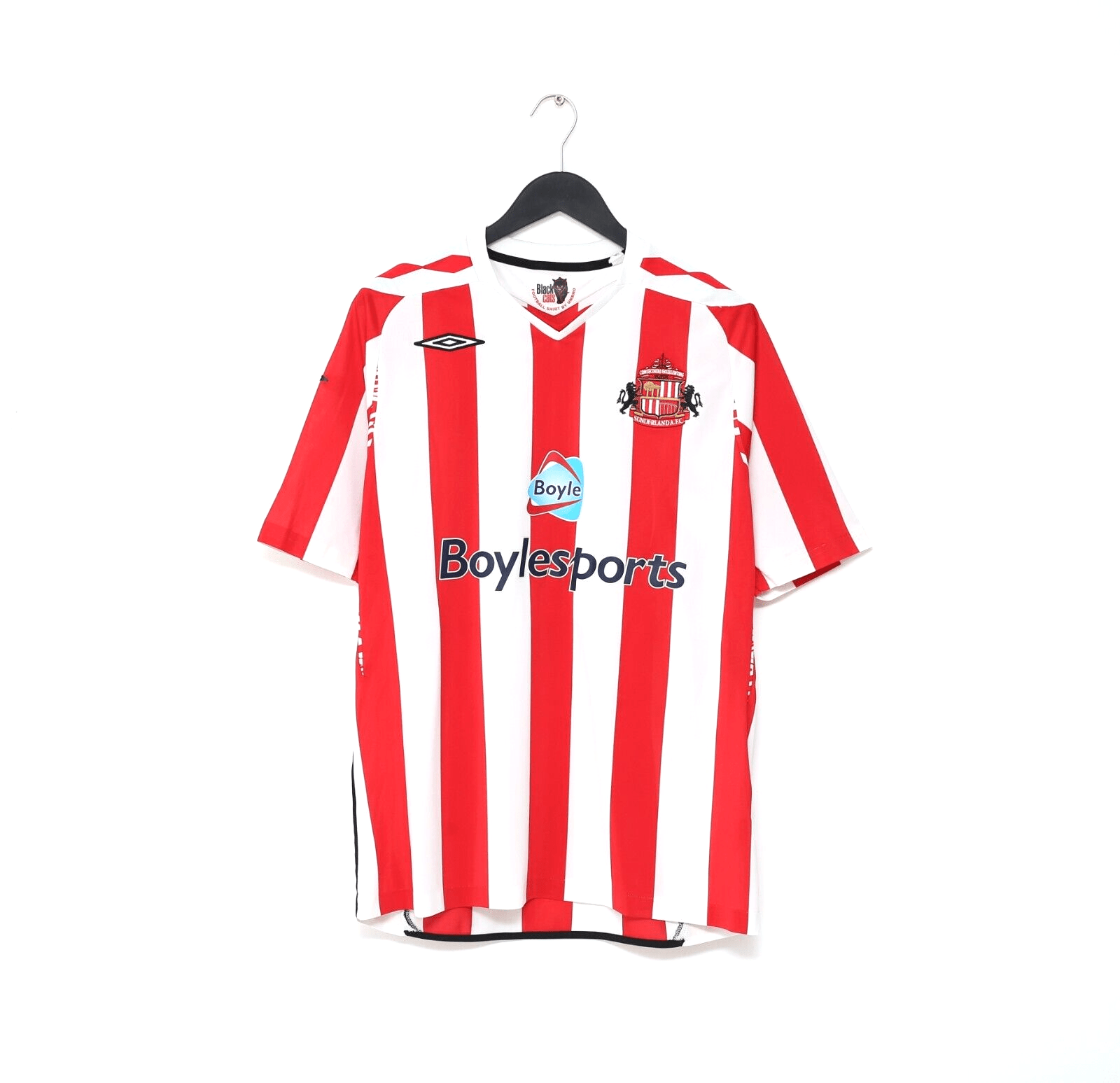 2007/08 YORKE #19 Sunderland Vintage Umbro Football Shirt (M/L)