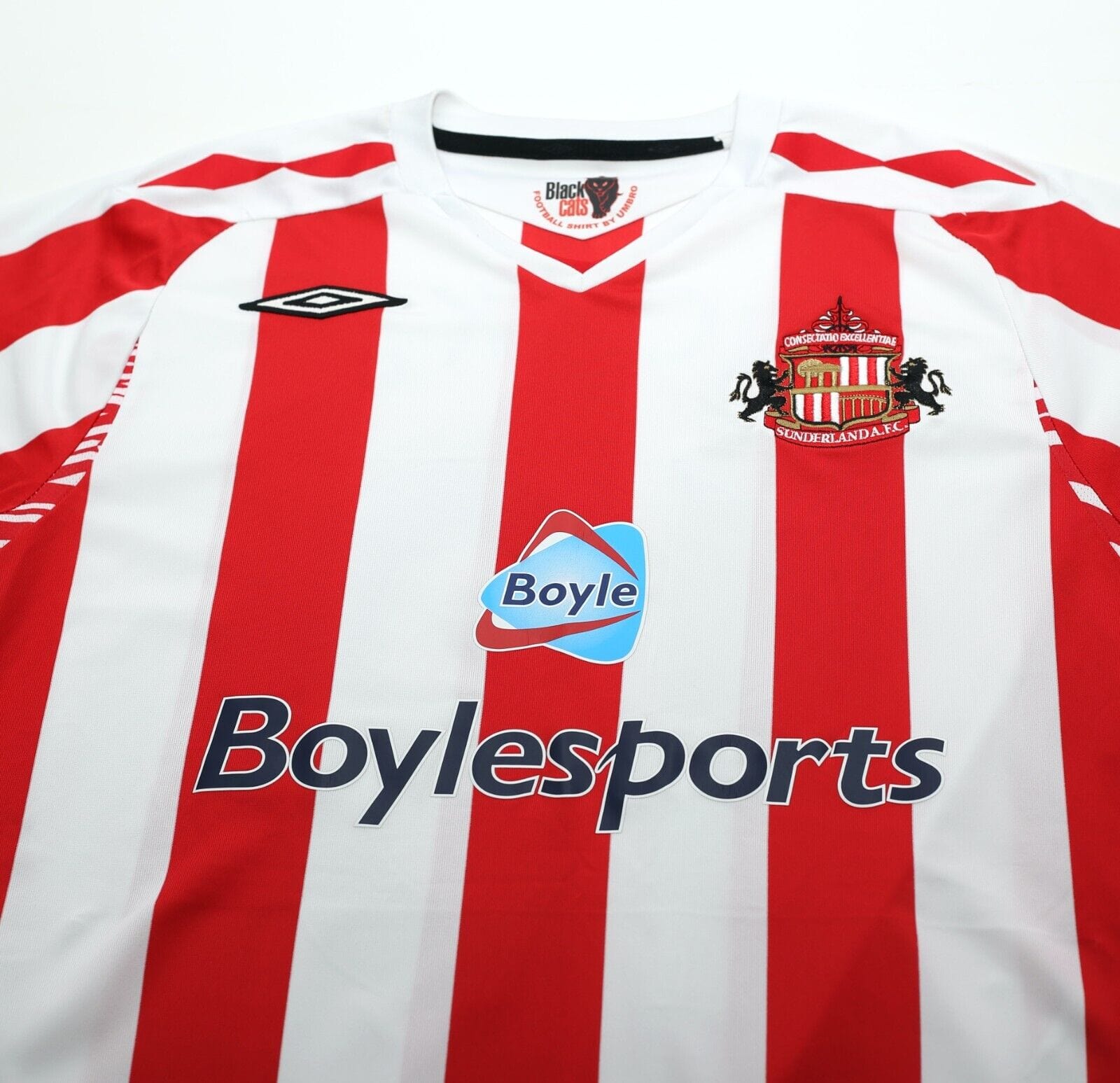 2007/08 YORKE #19 Sunderland Vintage Umbro Football Shirt (M/L)