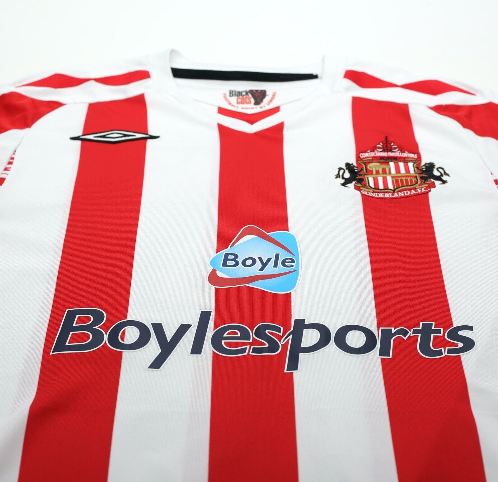 2007/08 YORKE #19 Sunderland Vintage Umbro Football Shirt (M/L)