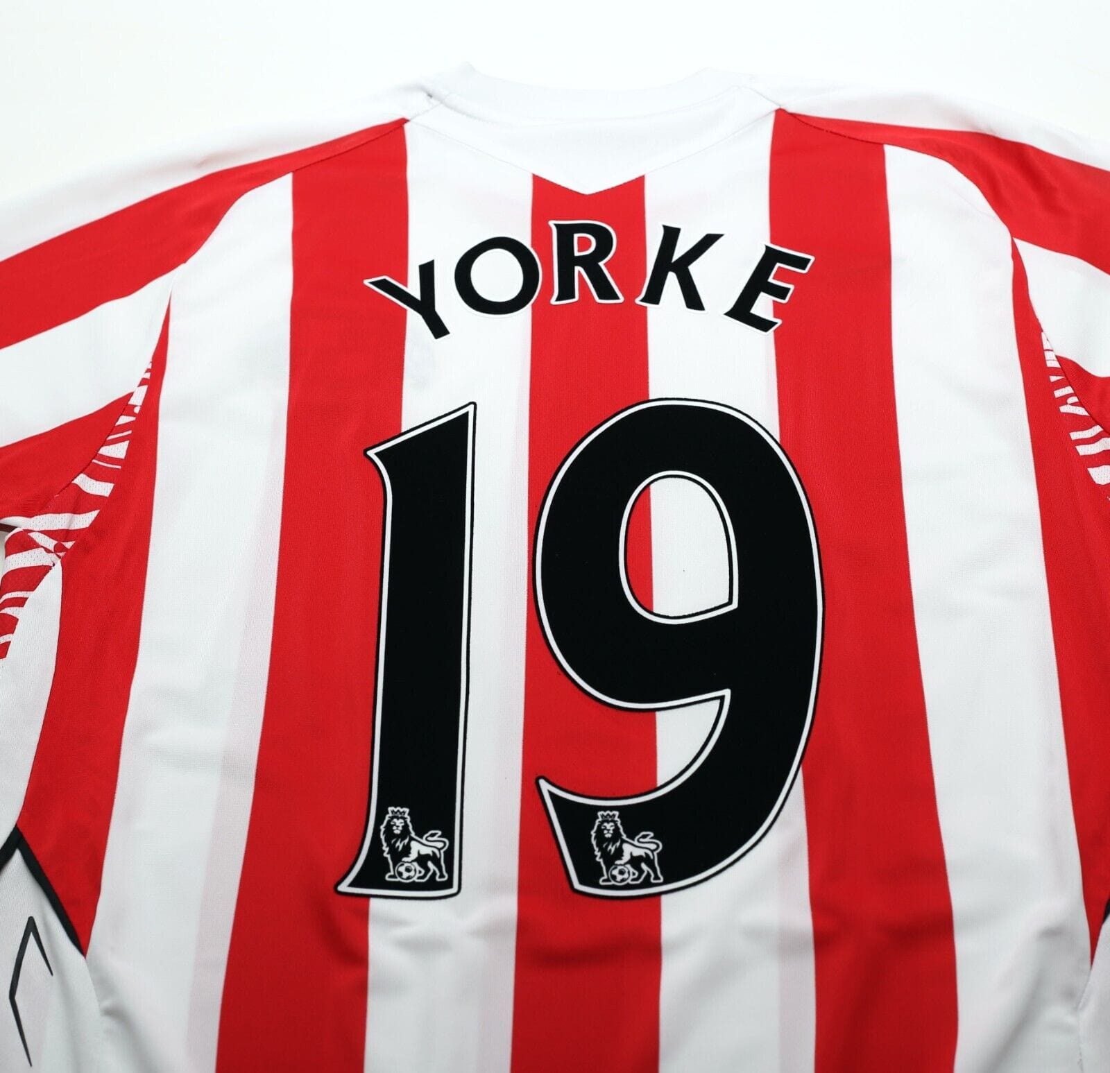 2007/08 YORKE #19 Sunderland Vintage Umbro Football Shirt (M/L)