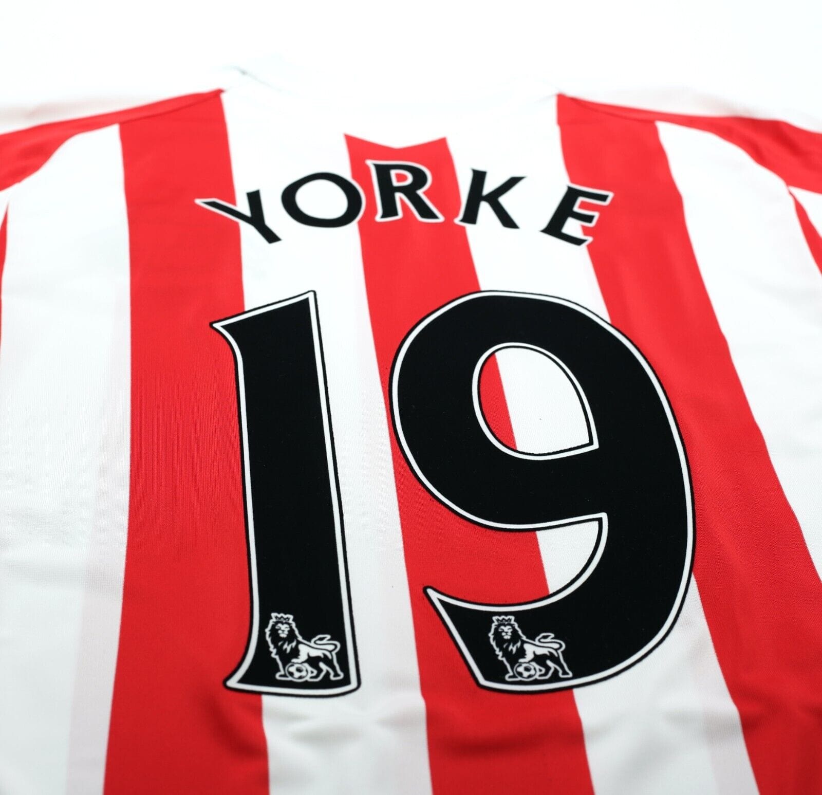 2007/08 YORKE #19 Sunderland Vintage Umbro Football Shirt (M/L)