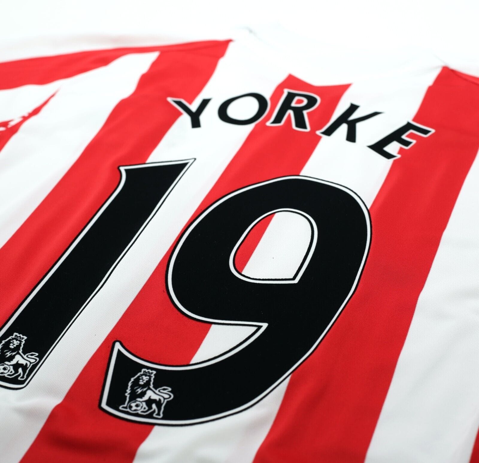 2007/08 YORKE #19 Sunderland Vintage Umbro Football Shirt (M/L)