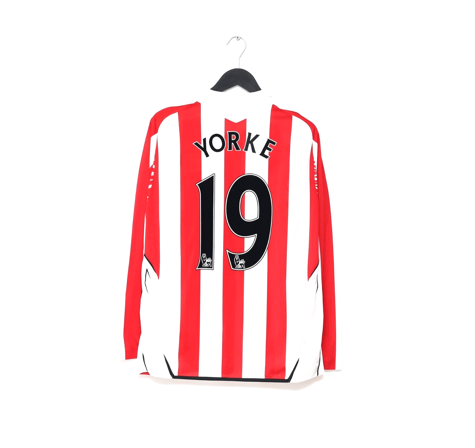 2007/08 YORKE #19 Sunderland Vintage Umbro L/S Football Shirt (M/L)