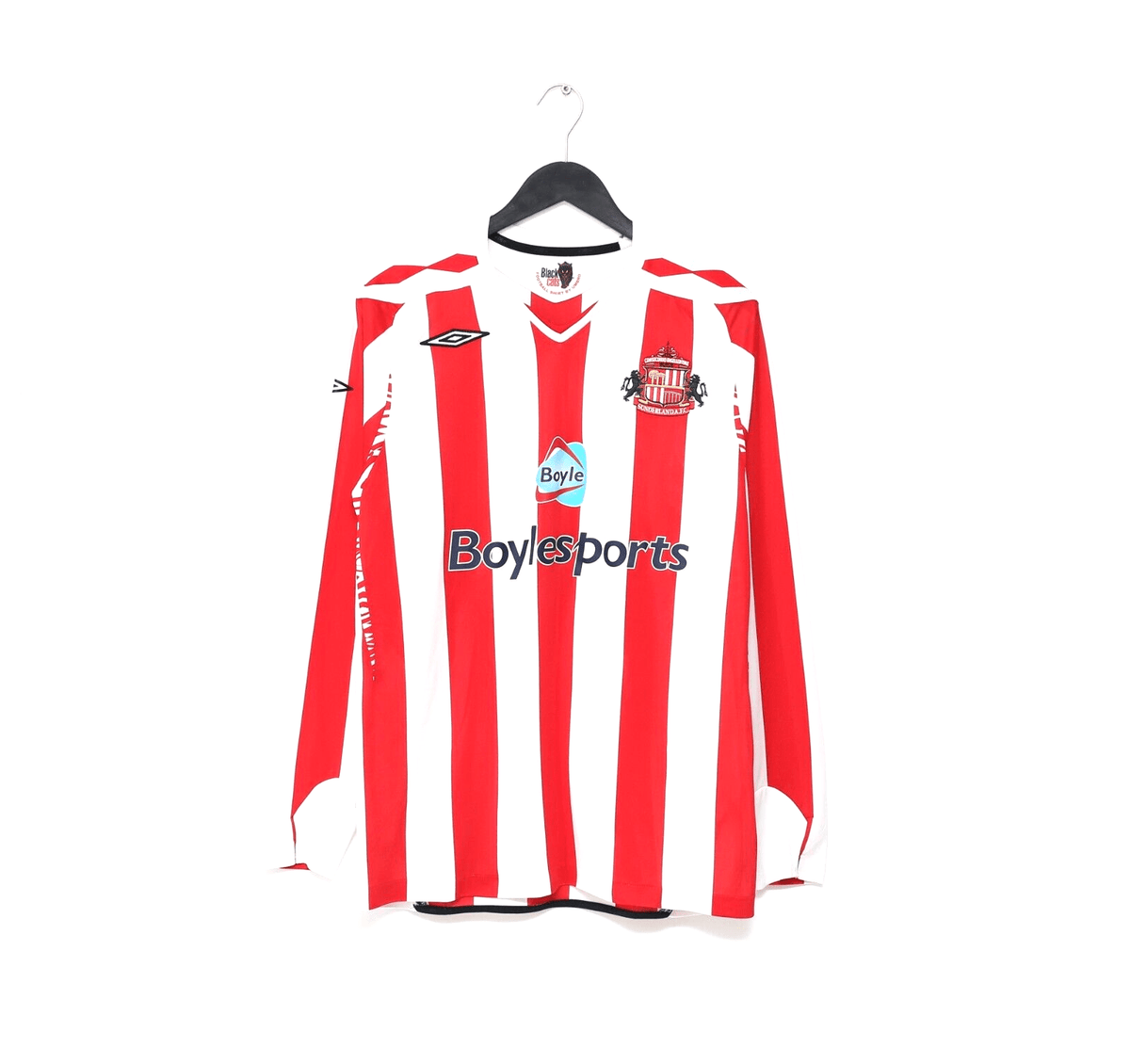 2007/08 YORKE #19 Sunderland Vintage Umbro L/S Football Shirt (M/L)