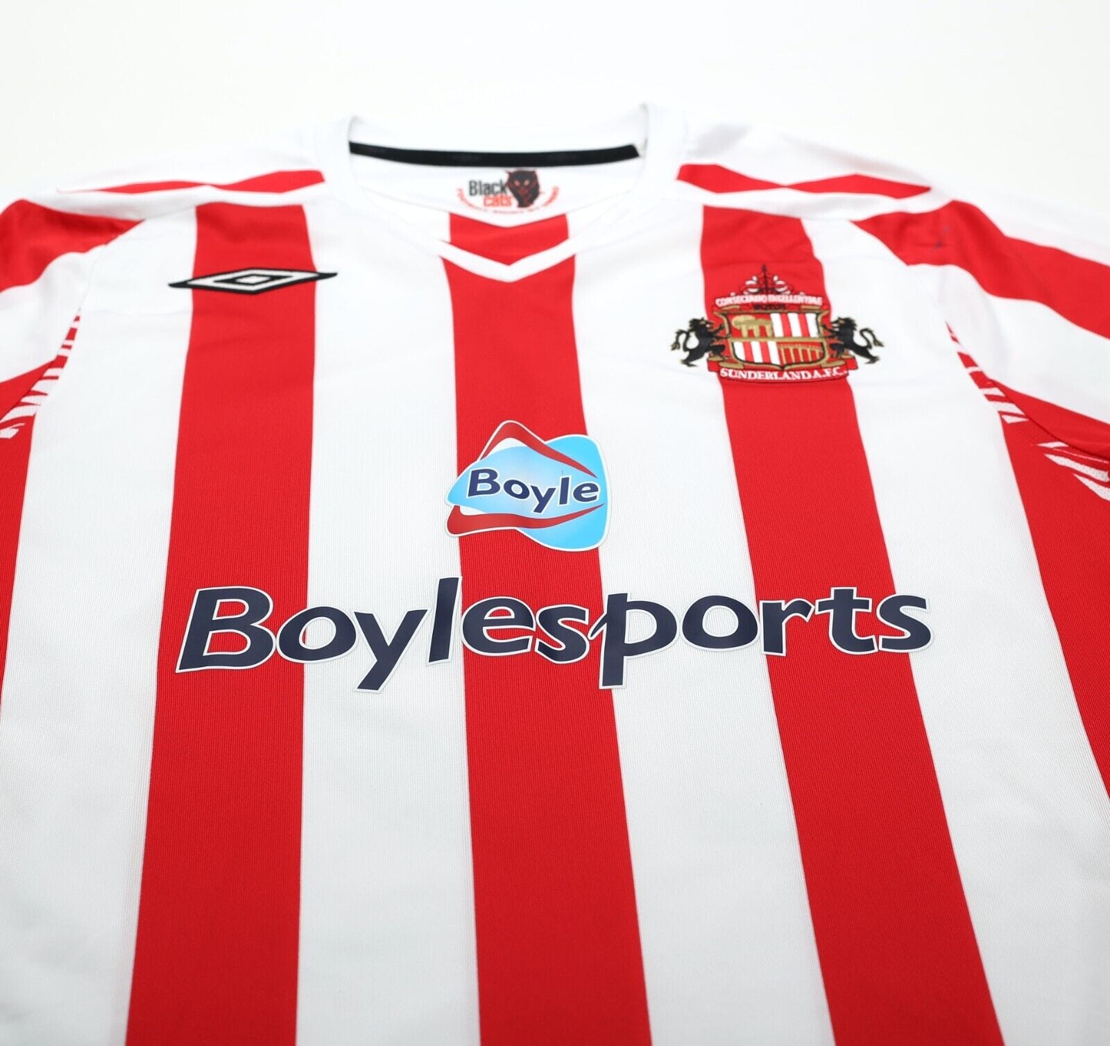 2007/08 YORKE #19 Sunderland Vintage Umbro L/S Football Shirt (M/L)