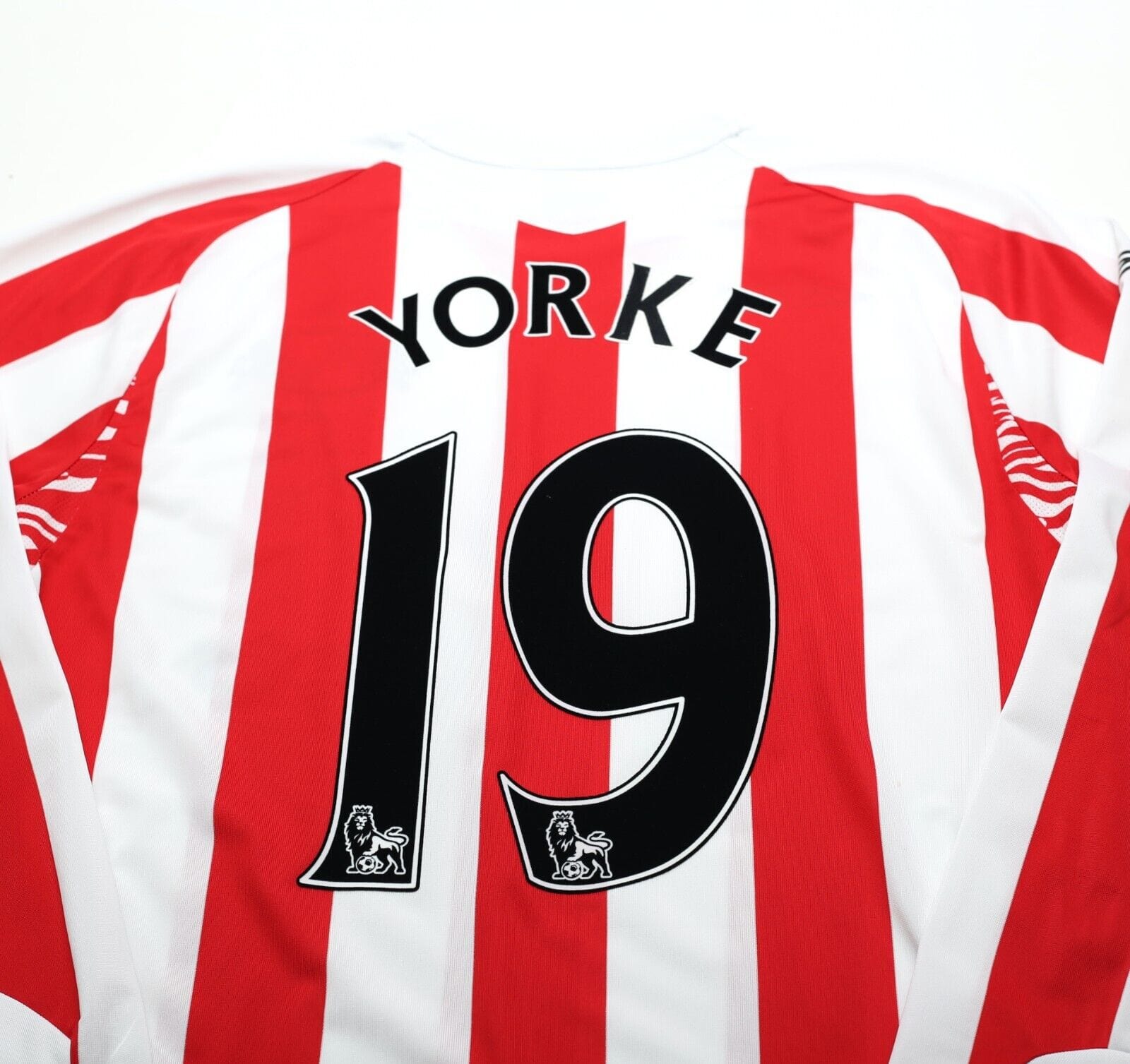 2007/08 YORKE #19 Sunderland Vintage Umbro L/S Football Shirt (M/L)