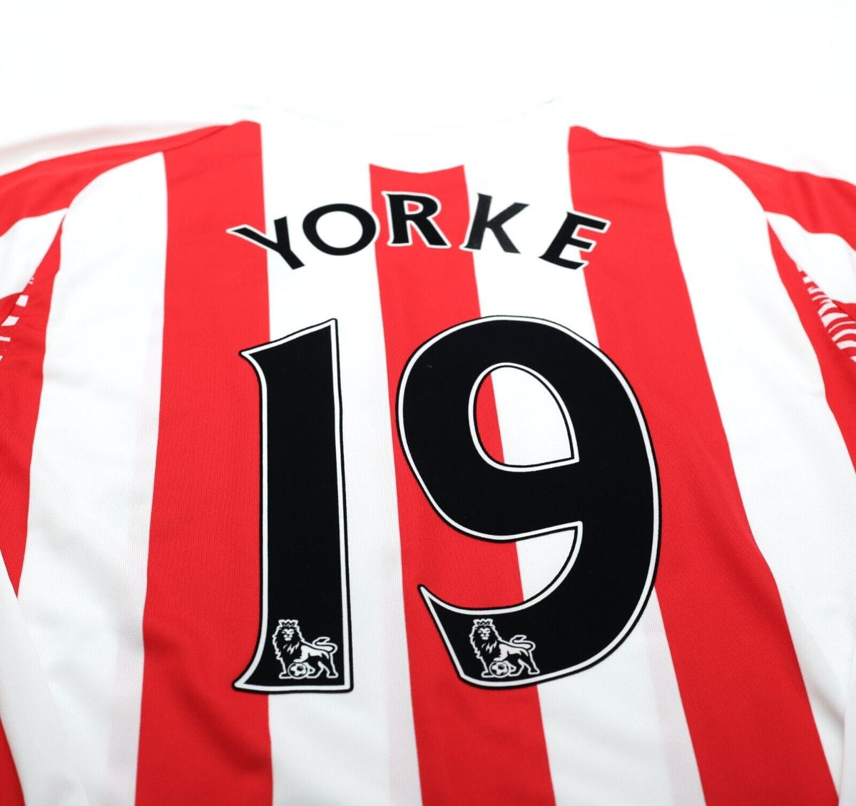 2007/08 YORKE #19 Sunderland Vintage Umbro L/S Football Shirt (M/L)
