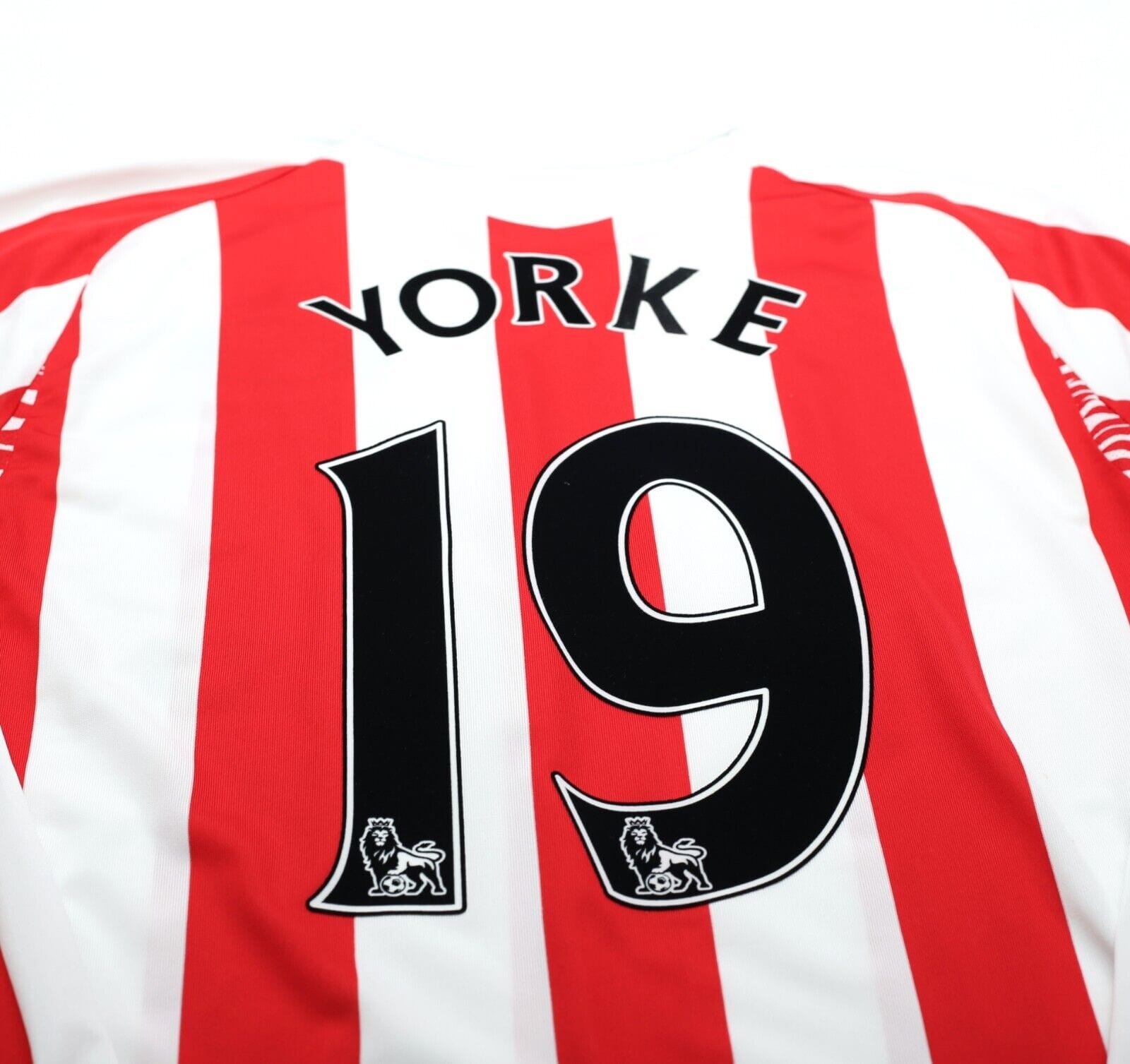 2007/08 YORKE #19 Sunderland Vintage Umbro L/S Football Shirt (M/L)