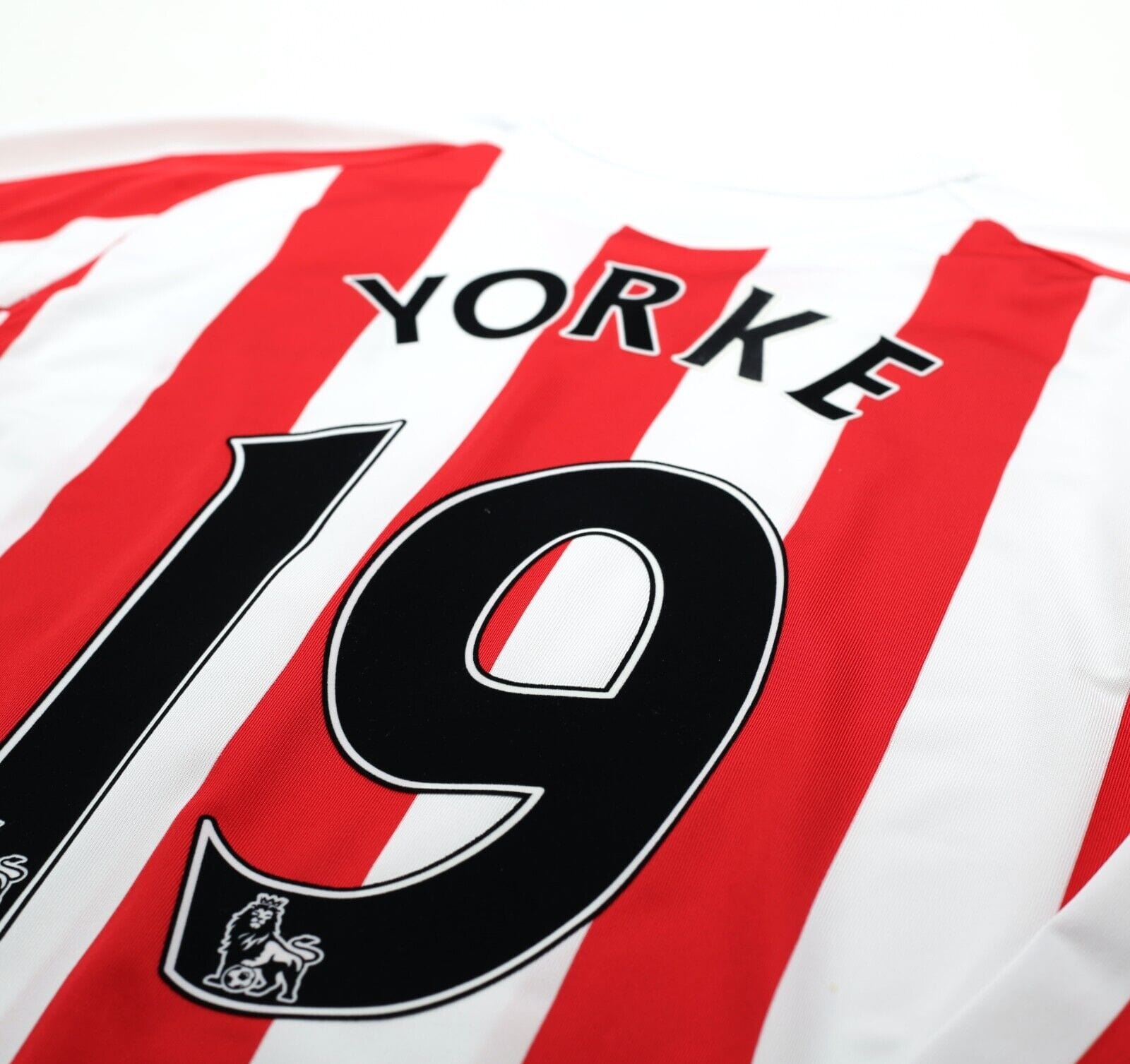 2007/08 YORKE #19 Sunderland Vintage Umbro L/S Football Shirt (M/L)