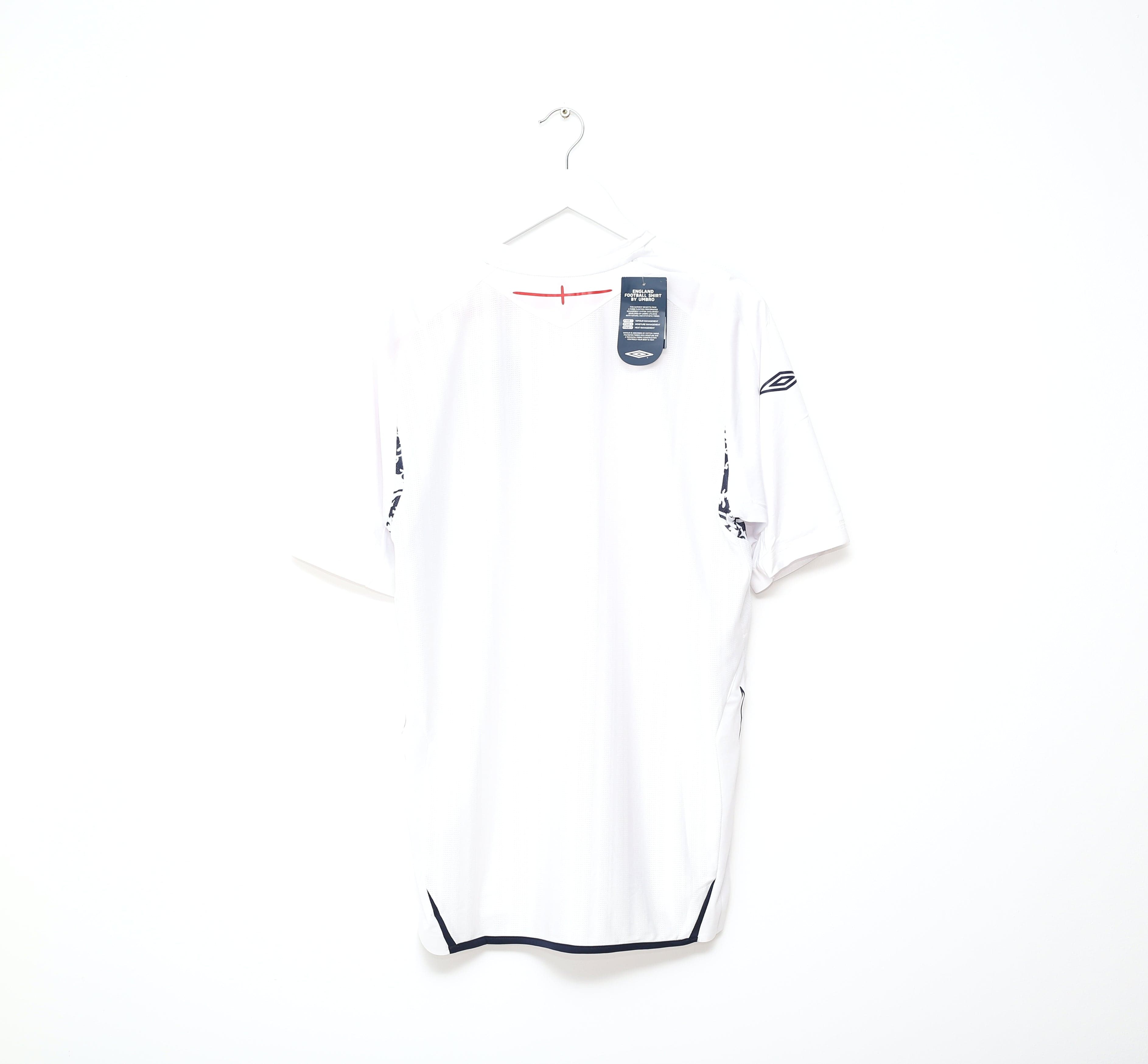 2007/09 ENGLAND Vintage Umbro Home Football Shirt Jersey (L) BNWT