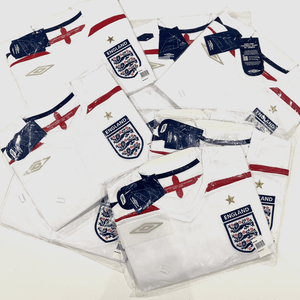 2007/09 ENGLAND Vintage Umbro Home Football Shirt Jersey (M) BNWT