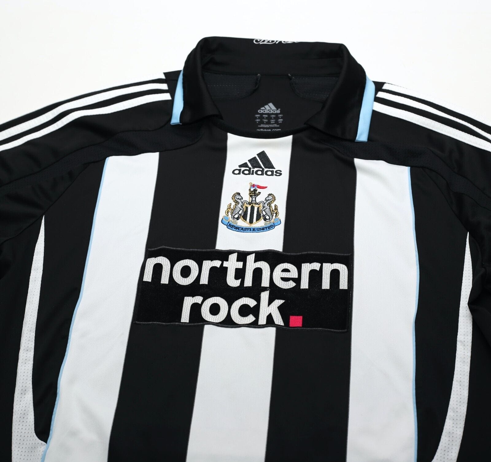 2007/09 JONAS GUTIERREZ #18 Newcastle United Vintage adidas Football Shirt (L)