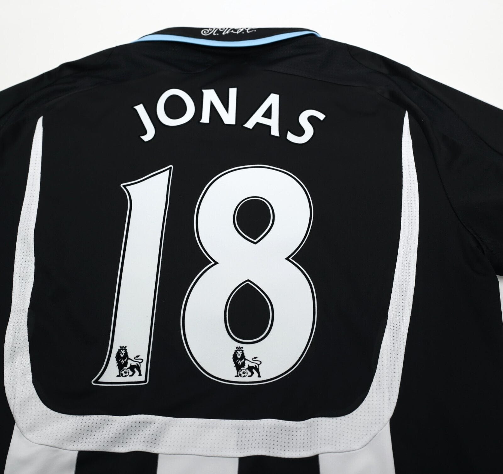 2007/09 JONAS GUTIERREZ #18 Newcastle United Vintage adidas Football Shirt (L)