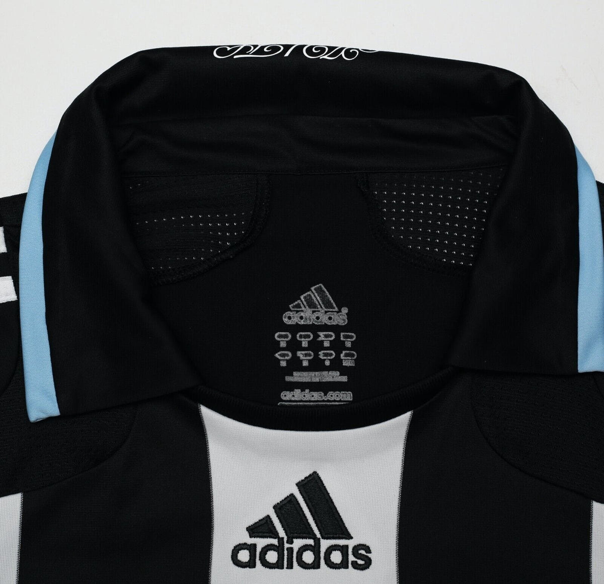 2007/09 KEEGAN #7 Newcastle United Vintage adidas Home Football Shirt (M)