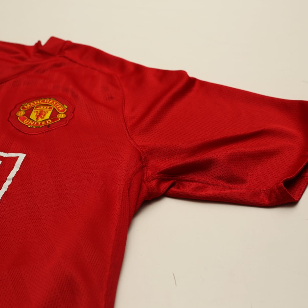 2007/09 Manchester United Vintage Nike Home Football Shirt (L)