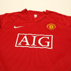 2007/09 Manchester United Vintage Nike Home Football Shirt (L)