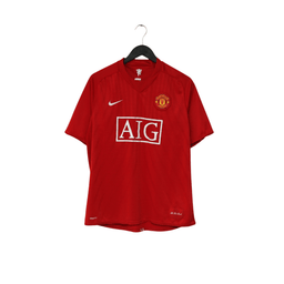2007/09 Manchester United Vintage Nike Home Football Shirt (L)