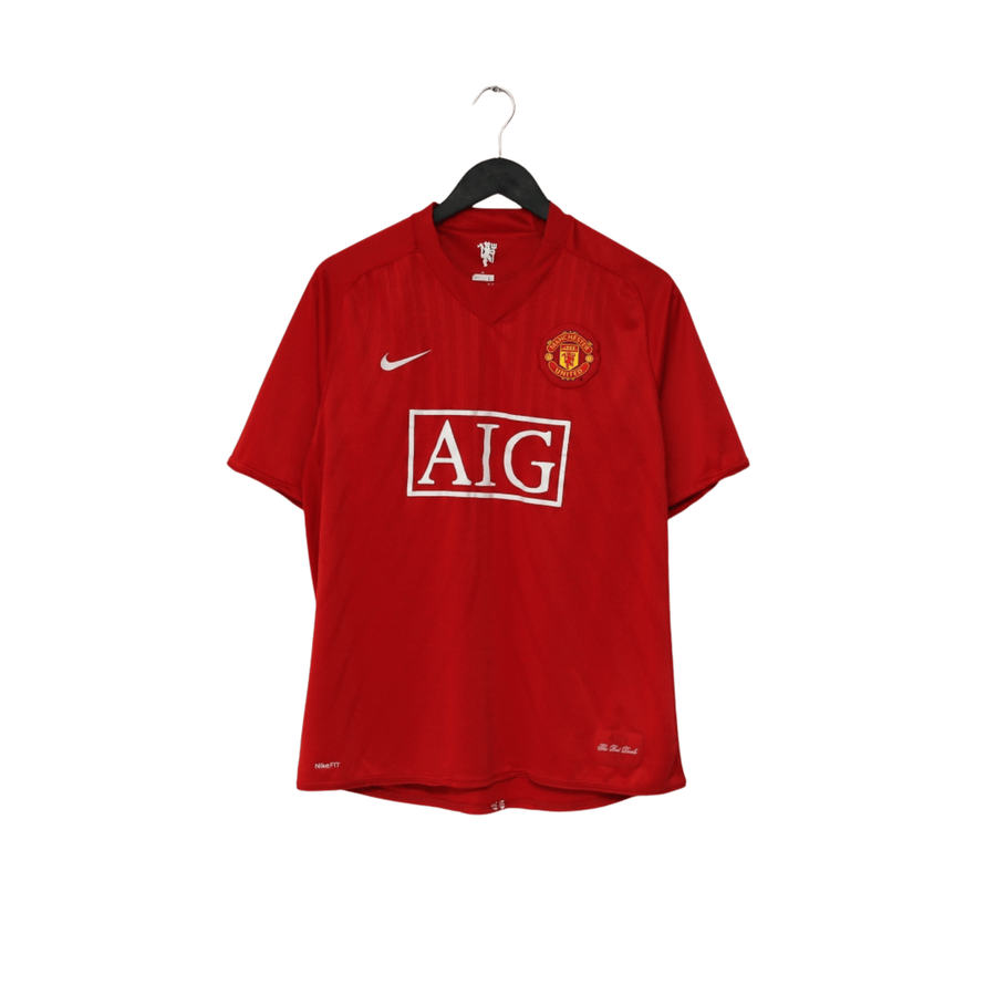 2007/09 Manchester United Vintage Nike Home Football Shirt (L)