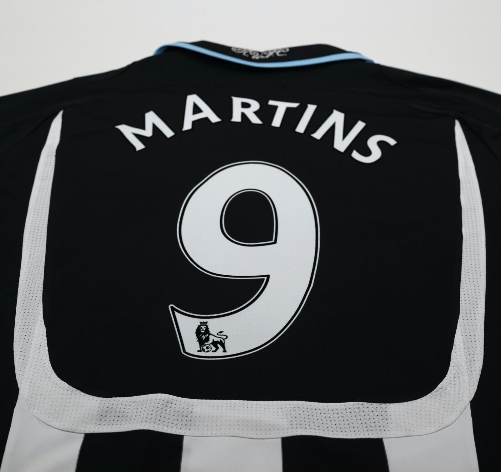 2007/09 MARTINS #9 Newcastle United Vintage adidas Football Shirt (XL)