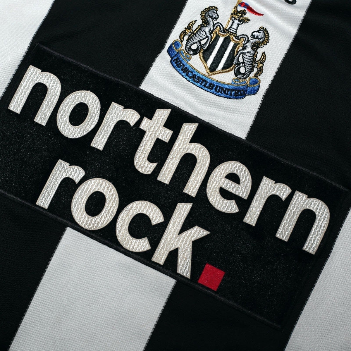 2007/09 Martins #9 Newcastle United Vintage adidas Home Football Shirt (M)