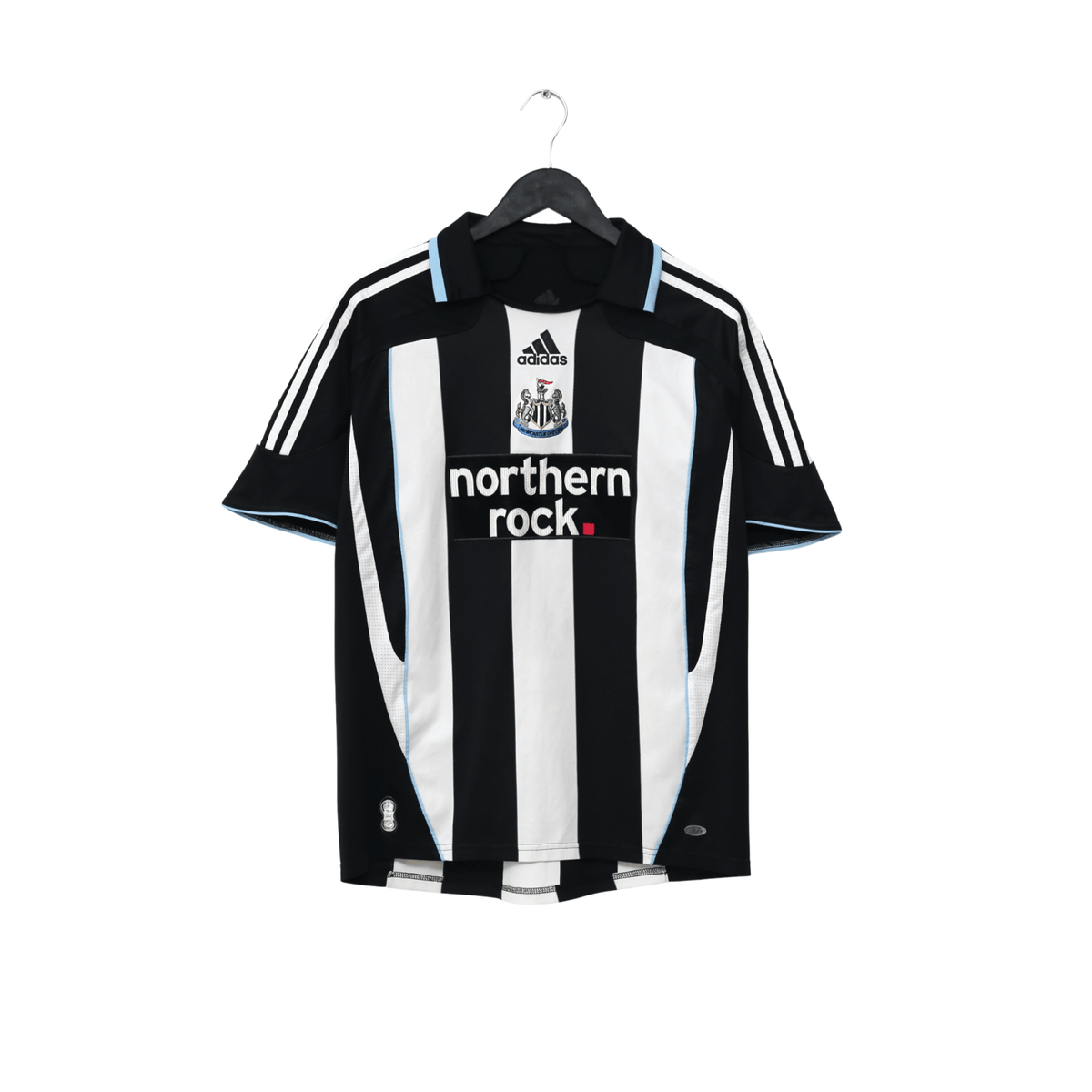 2007/09 Martins #9 Newcastle United Vintage adidas Home Football Shirt (M)