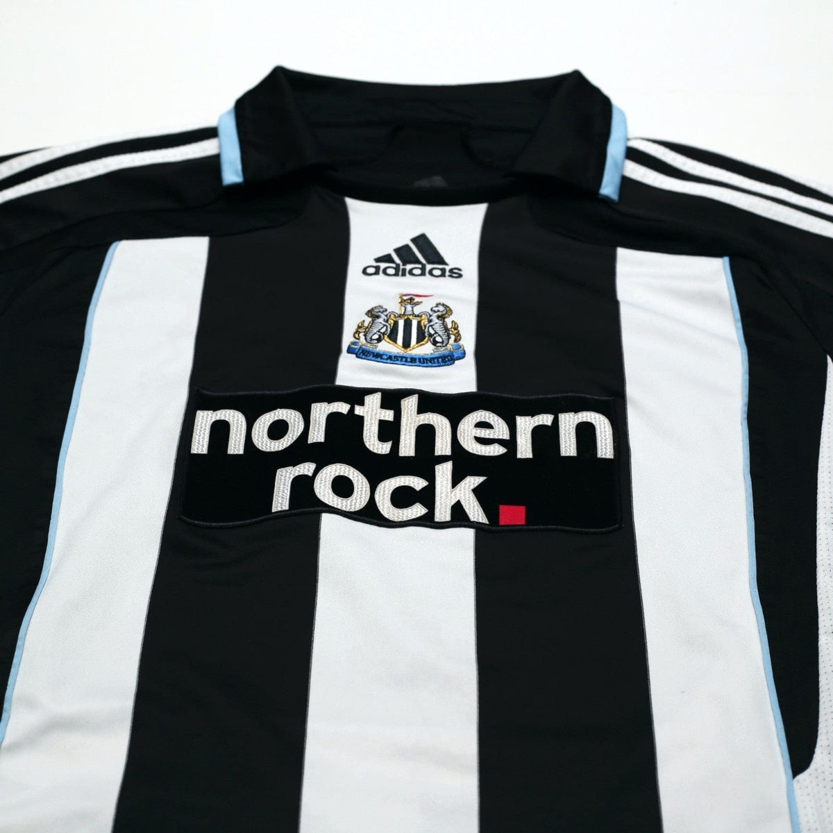 2007/09 Martins #9 Newcastle United Vintage adidas Home Football Shirt (M)