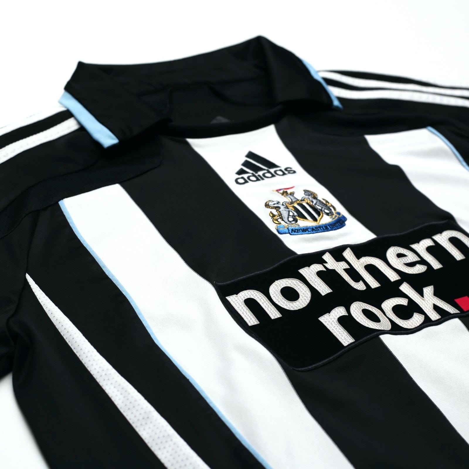 2007/09 Martins #9 Newcastle United Vintage adidas Home Football Shirt (M)