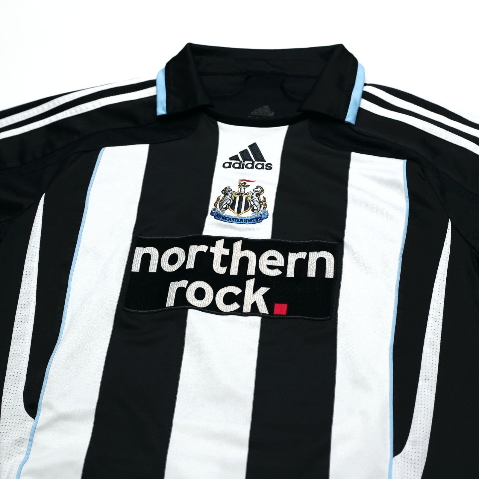 2007/09 Martins #9 Newcastle United Vintage adidas Home Football Shirt (M)