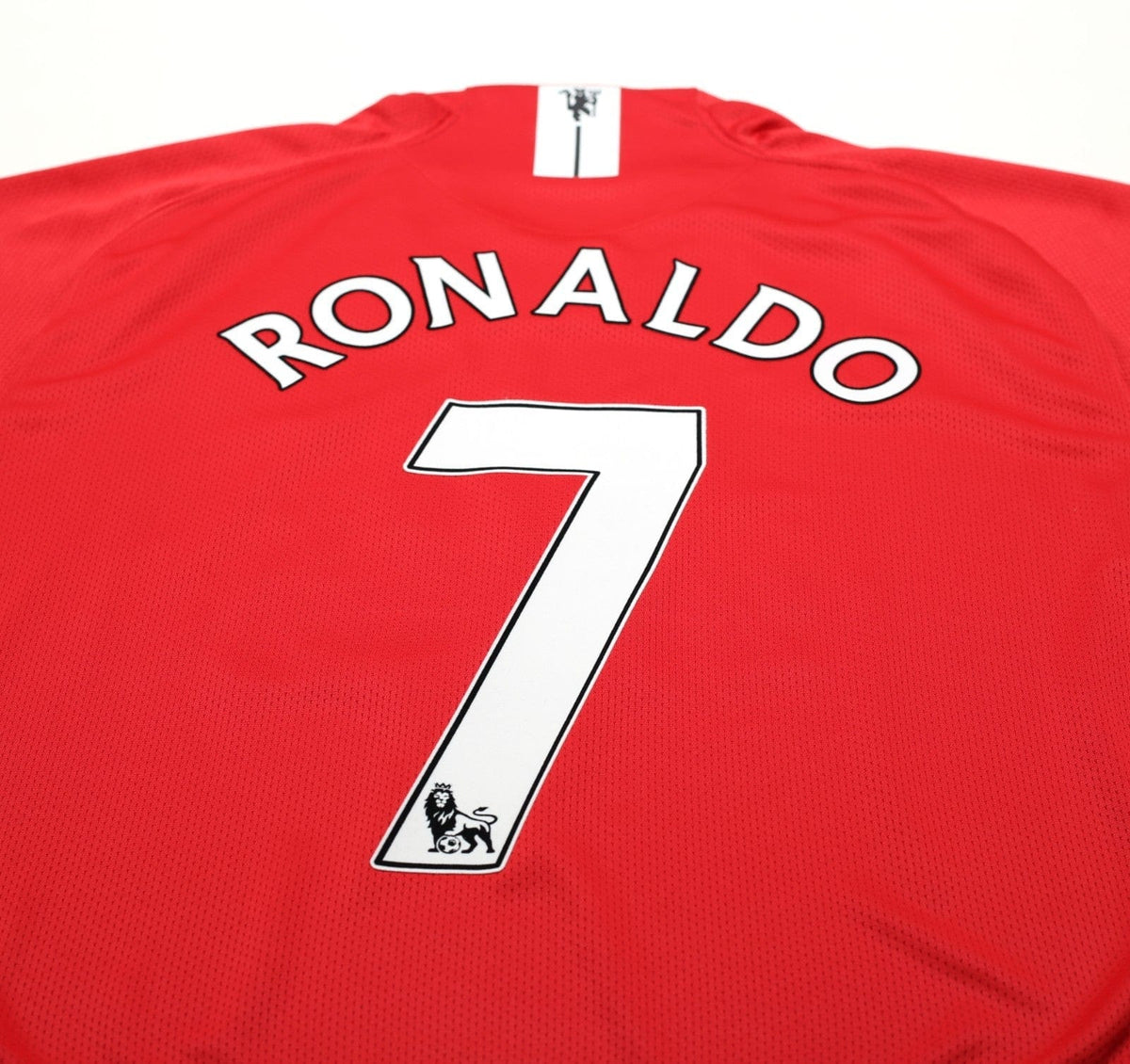 2007/09 RONALDO #7 Manchester United Vintage Nike Home Football Shirt (XL)