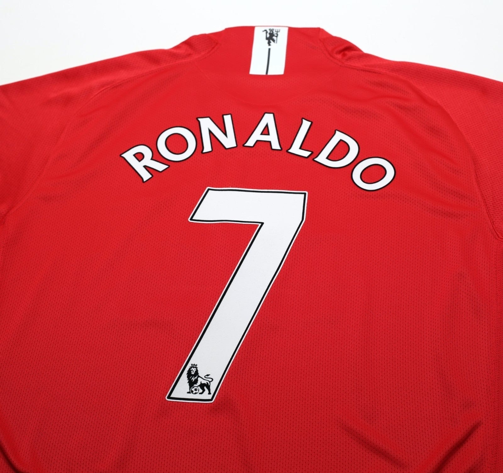 2007/09 RONALDO #7 Manchester United Vintage Nike Home Football Shirt (XL)