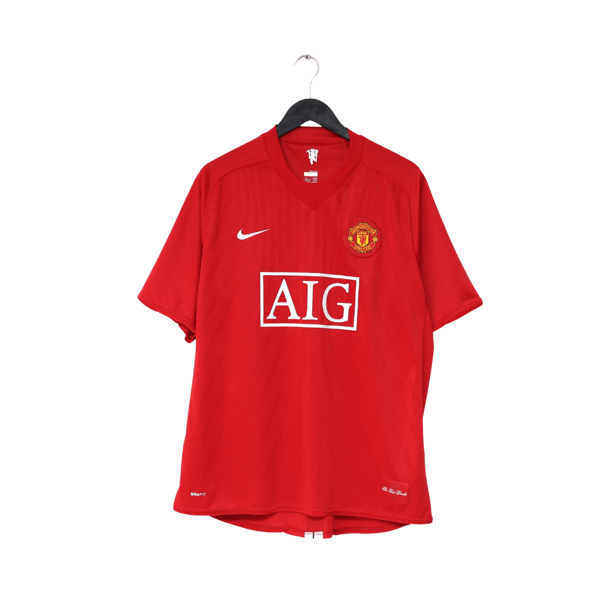 2007/09 RONALDO #7 Manchester United Vintage Nike Home Football Shirt (XL)