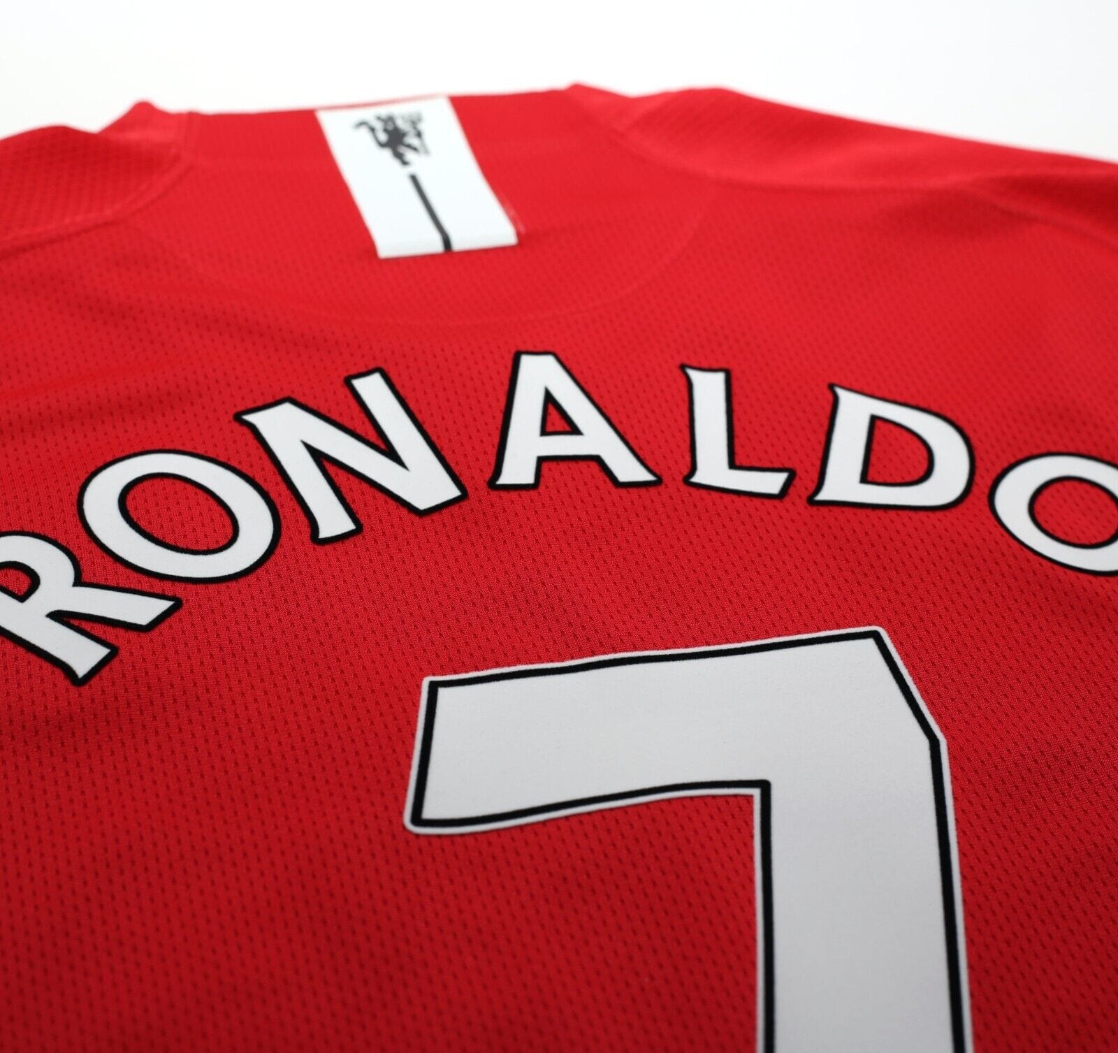 2007/09 RONALDO #7 Manchester United Vintage Nike Home Football Shirt (XL)