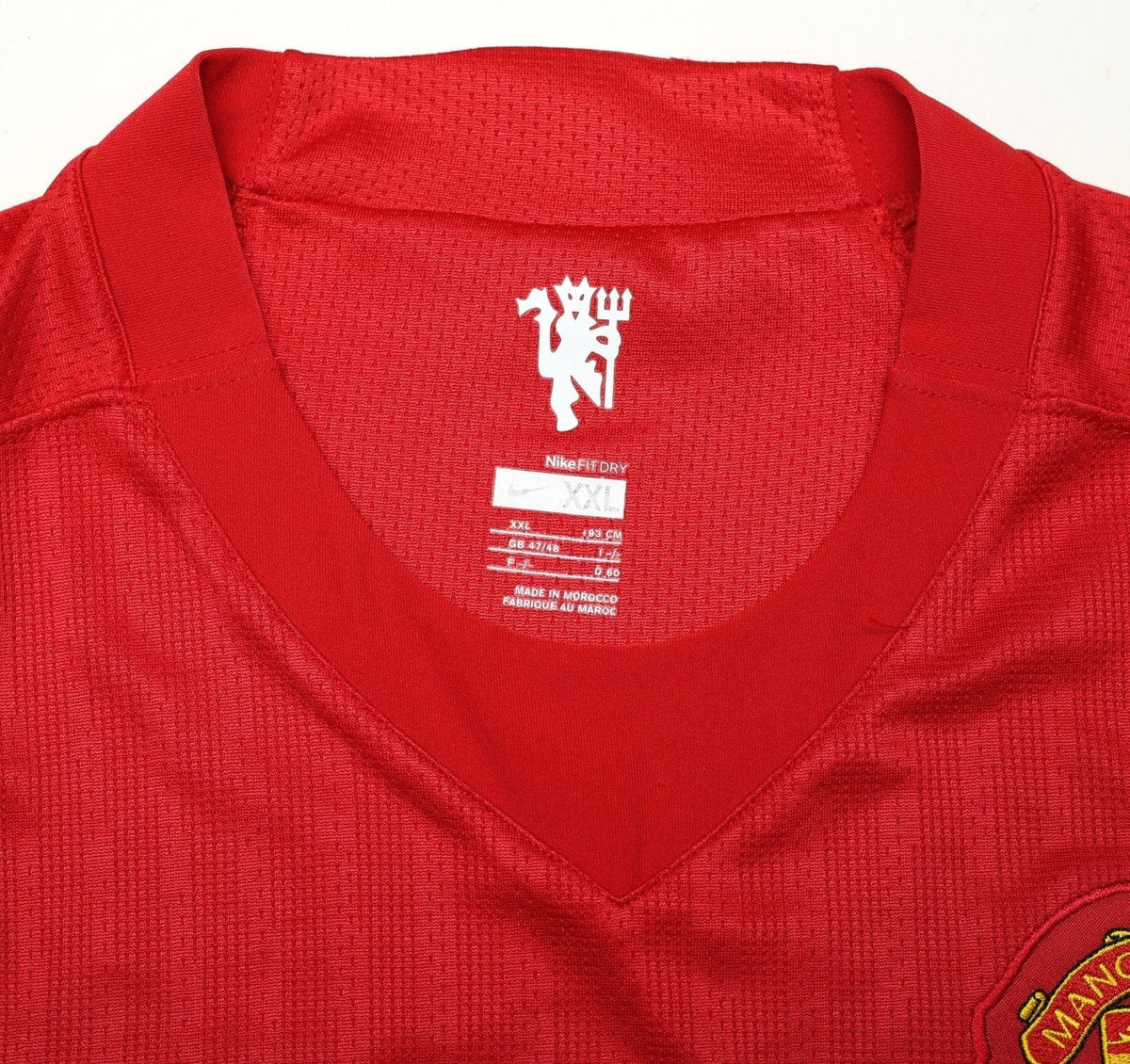 2007/09 RONALDO #7 Manchester United Vintage Nike Home Football Shirt (XXL)