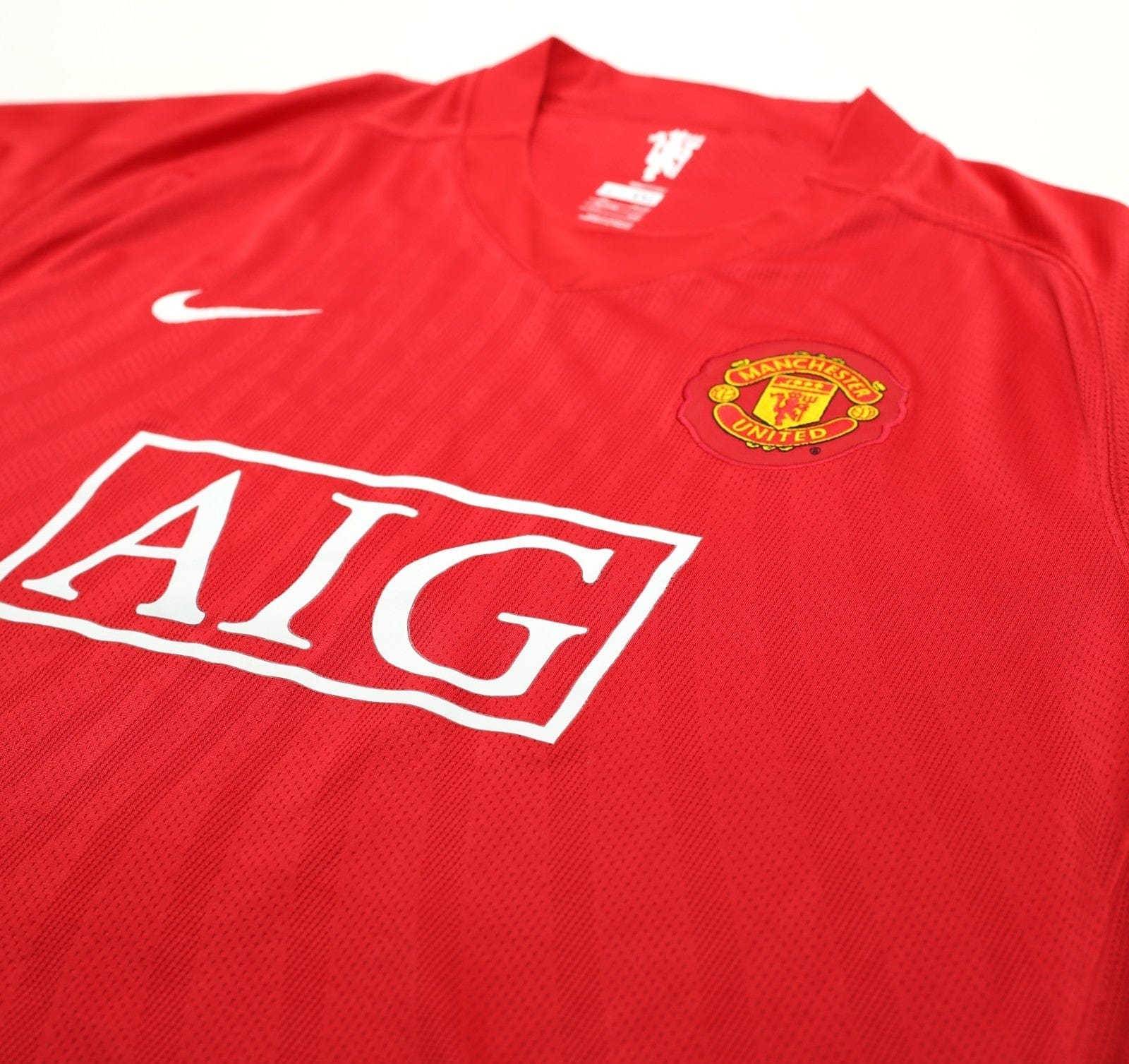2007/09 RONALDO #7 Manchester United Vintage Nike Home Football Shirt (XXL)