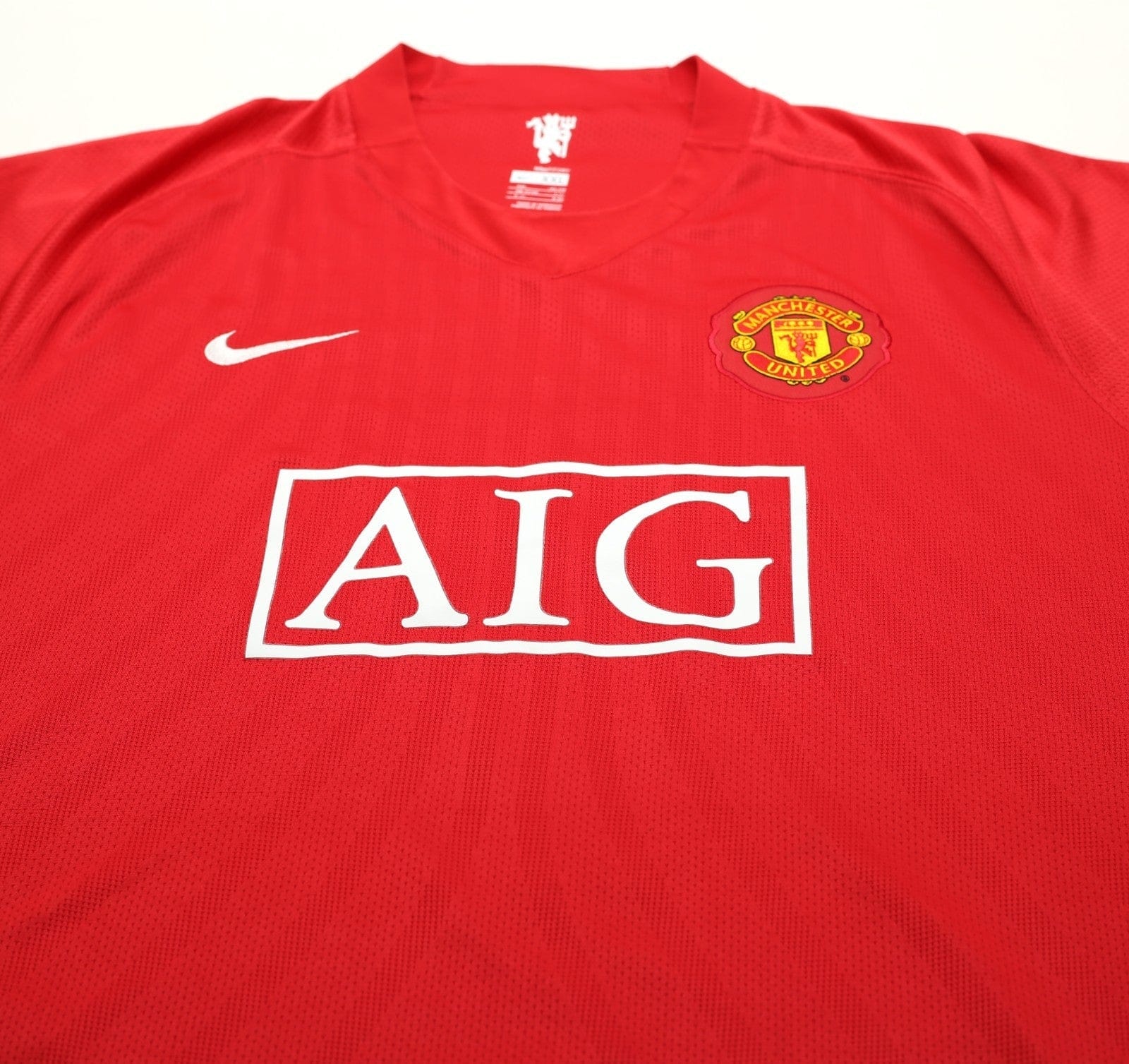 2007/09 RONALDO #7 Manchester United Vintage Nike Home Football Shirt (XXL)