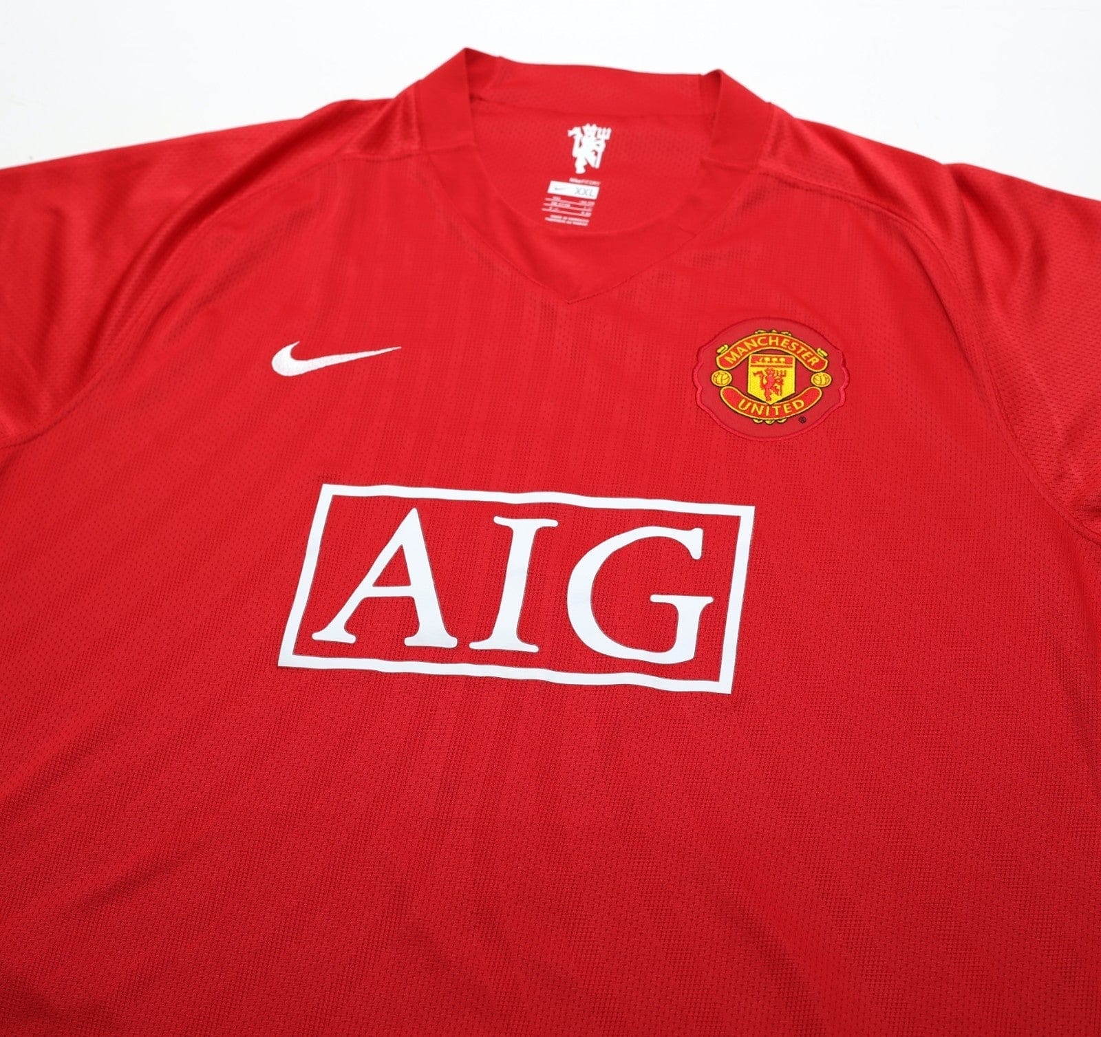 2007/09 RONALDO #7 Manchester United Vintage Nike Home Football Shirt (XXL)