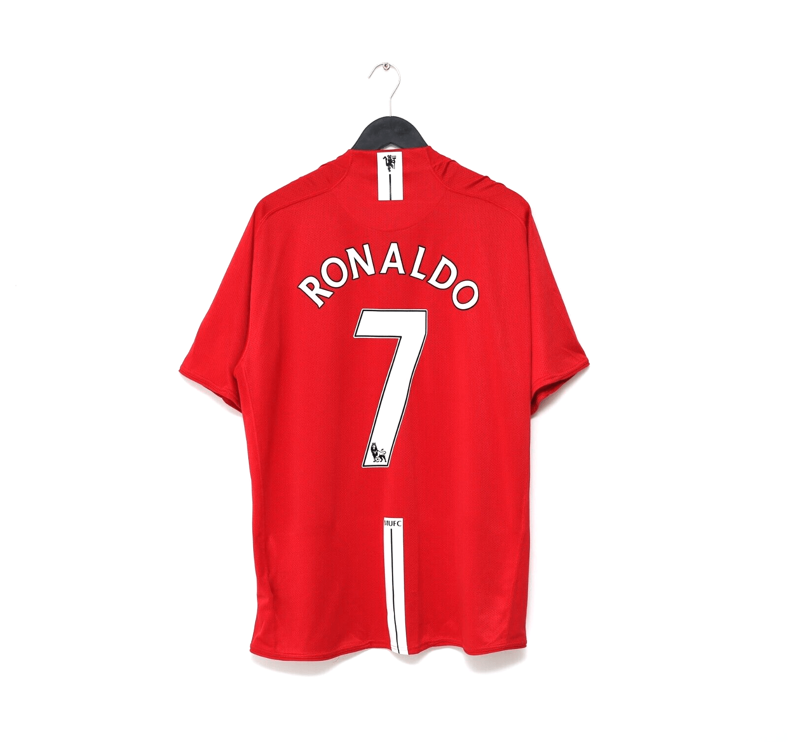 2007/09 RONALDO #7 Manchester United Vintage Nike Home Football Shirt (XXL)