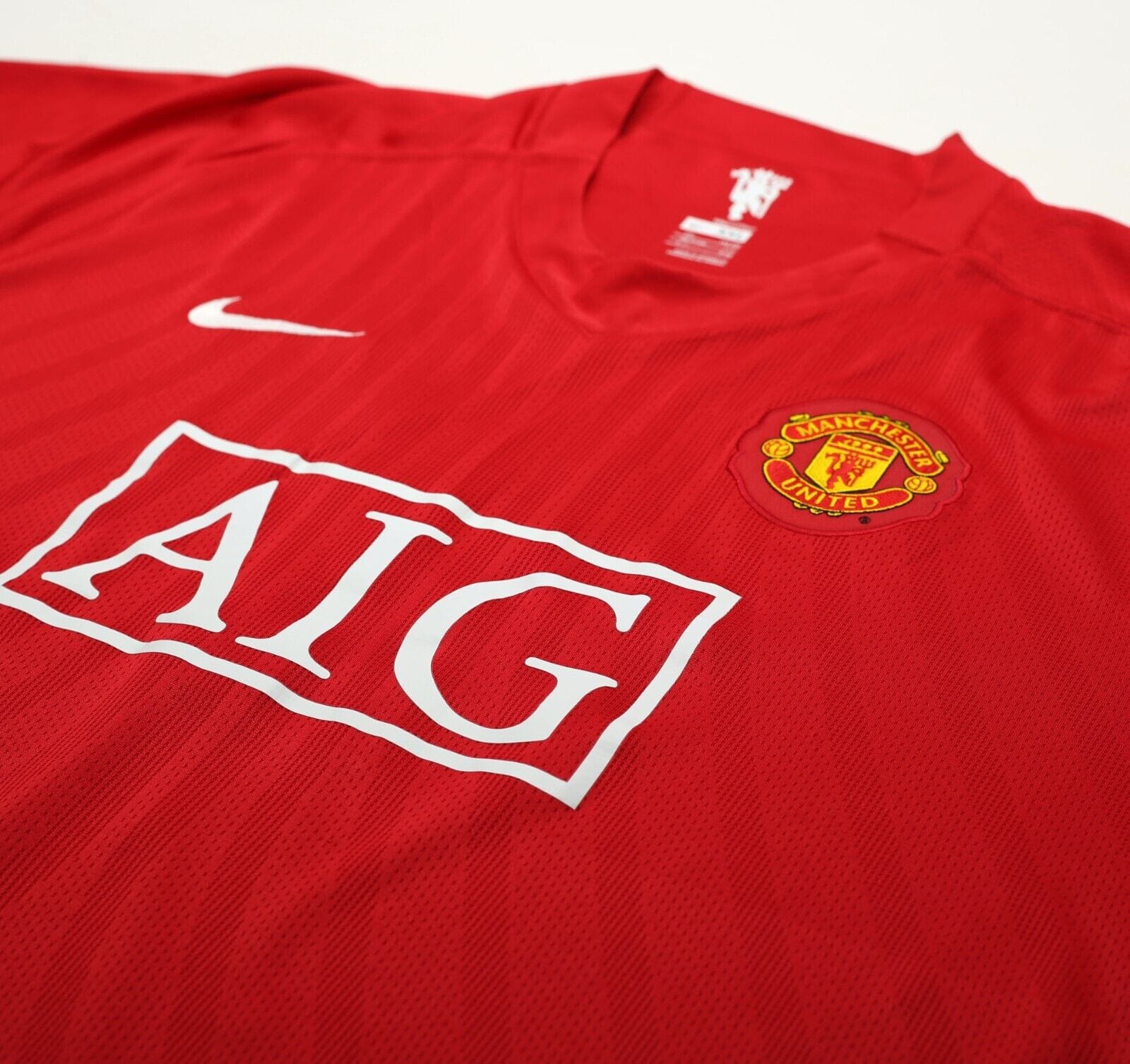 2007/09 RONALDO #7 Manchester United Vintage Nike Home Football Shirt (XXL)