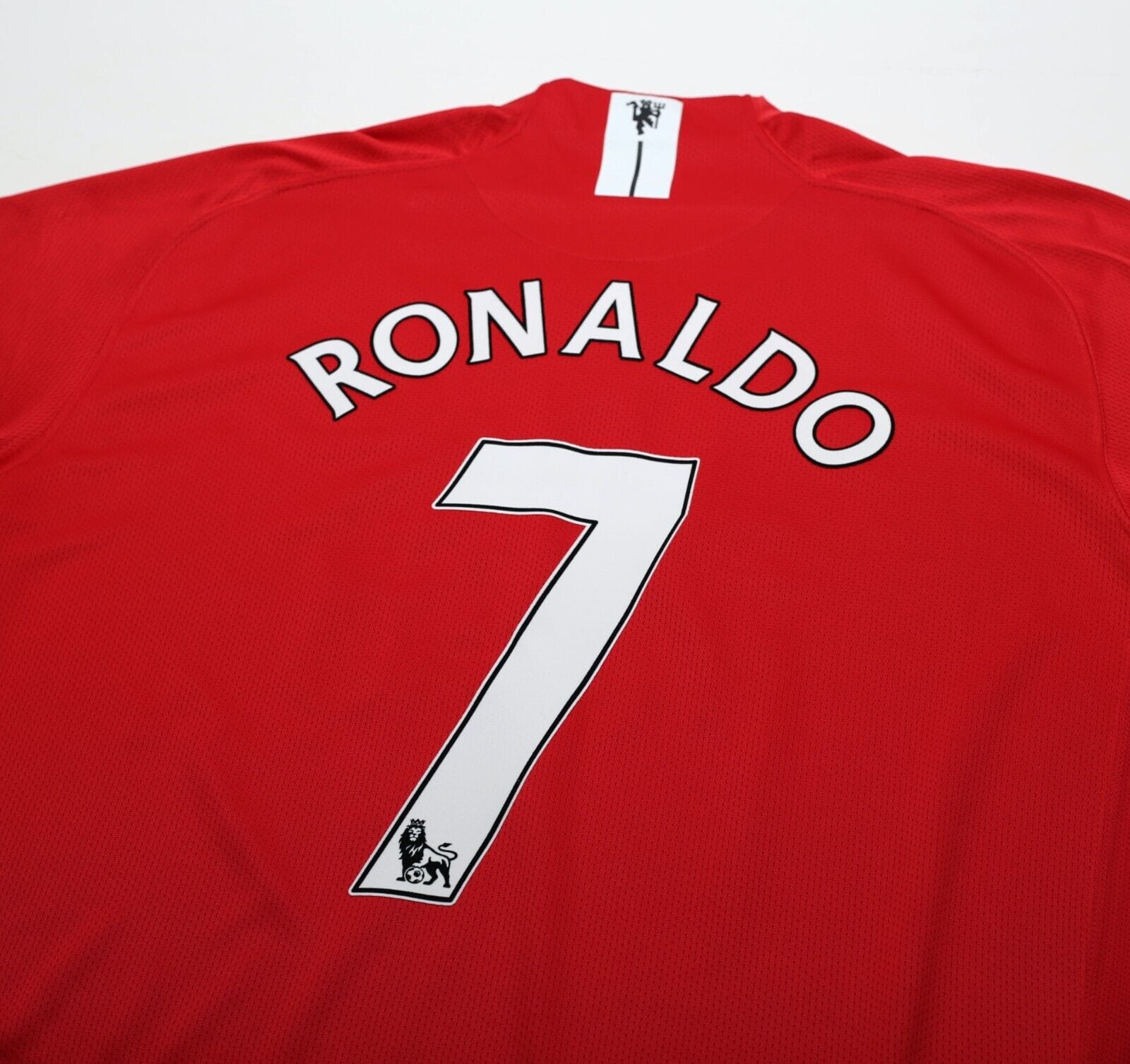 2007/09 RONALDO #7 Manchester United Vintage Nike Home Football Shirt (XXL)