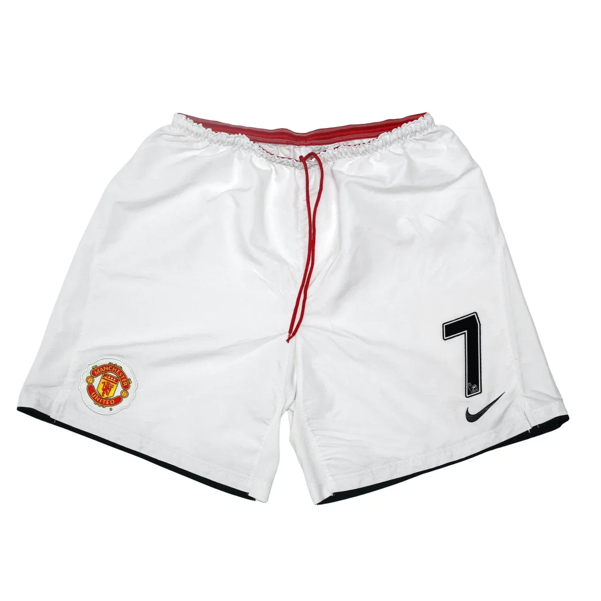 2007/09 Ronaldo #7 Manchester United Vintage Nike Home Football Shorts (L) 34/36