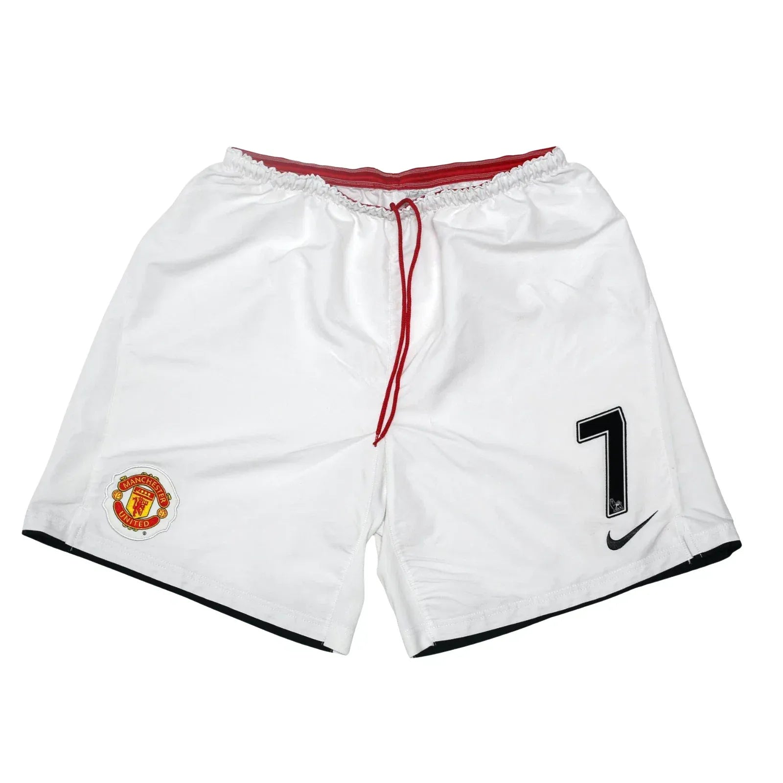 2007/09 Ronaldo #7 Manchester United Vintage Nike Home Football Shorts (L) 34/36