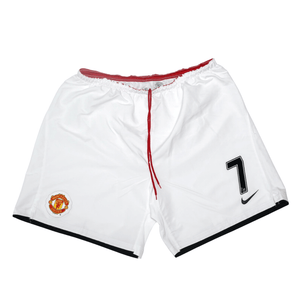 2007/09 Ronaldo #7 Manchester United Vintage Nike Home Football Shorts XXL 40/42