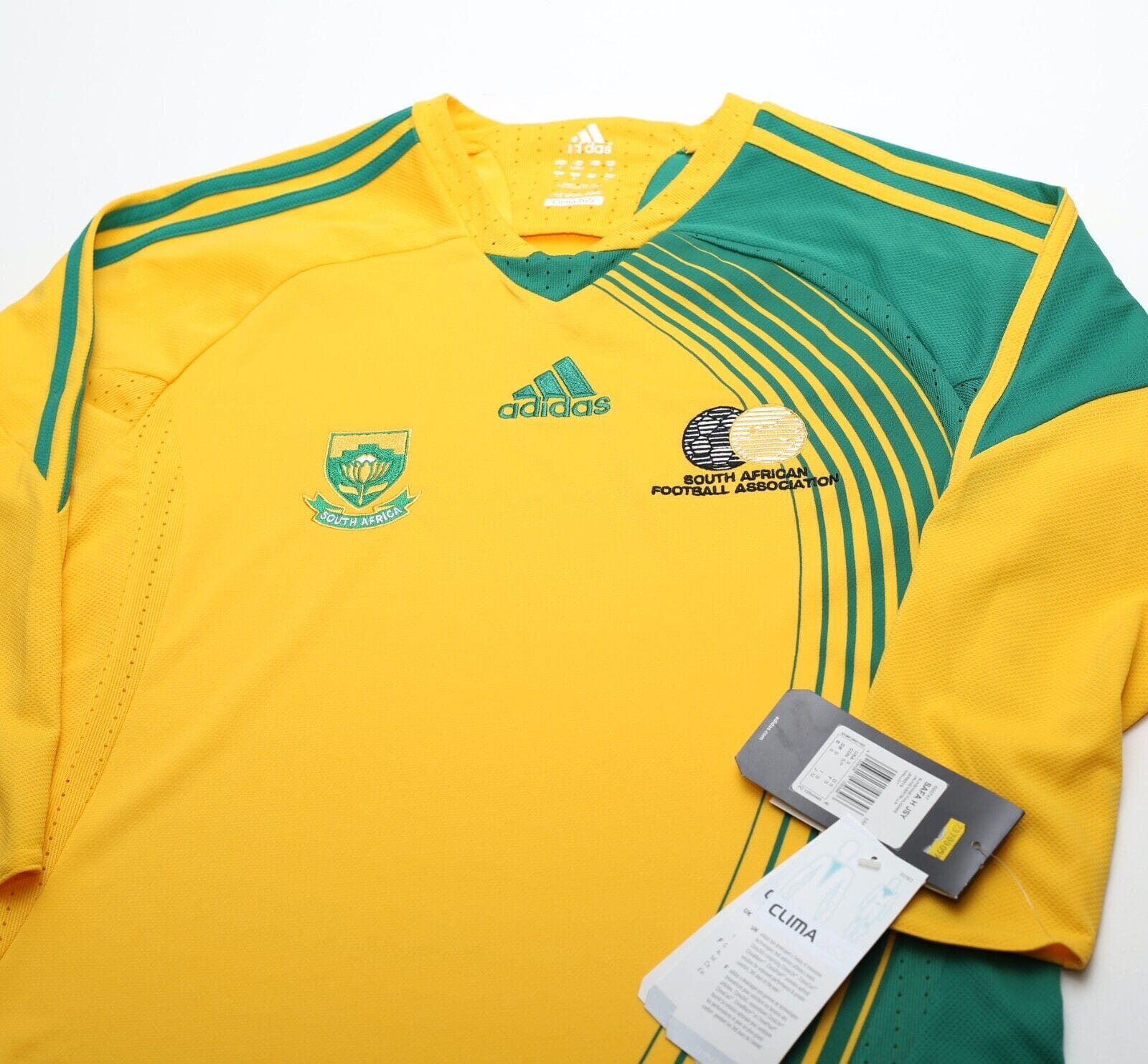 2007/09 SOUTH AFRICA Vintage adidas Home Football Shirt (S) BNWT