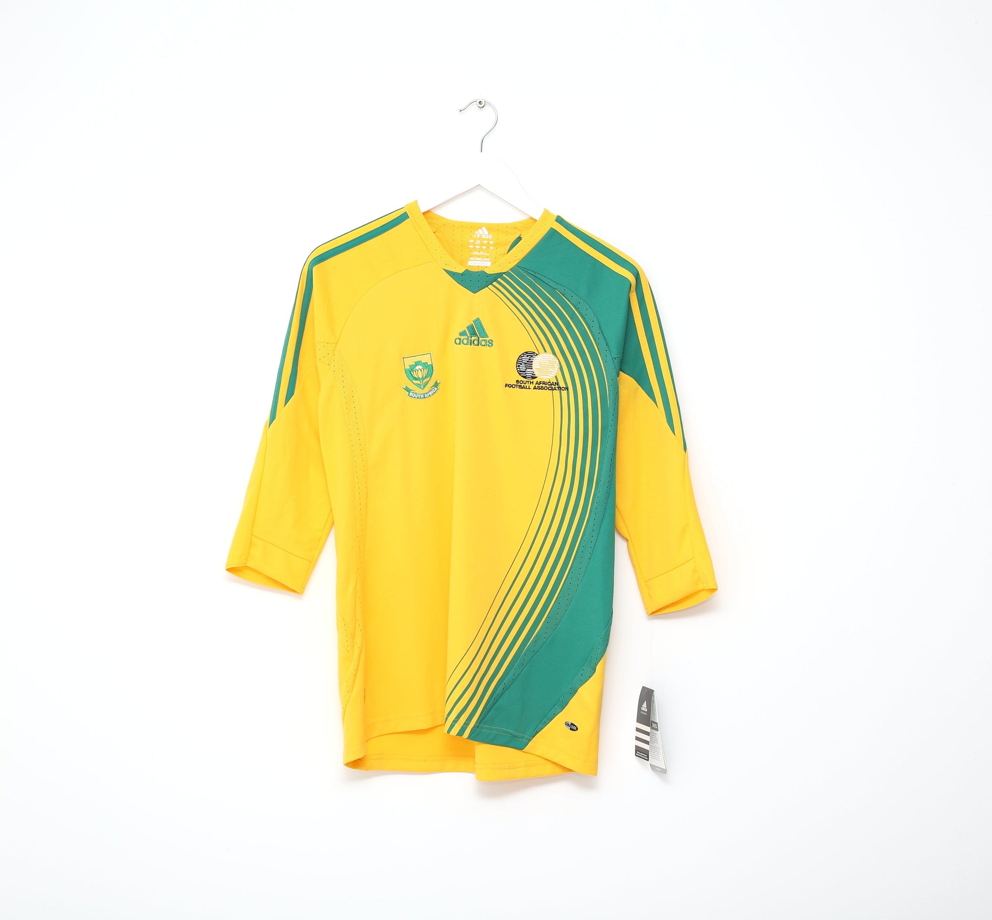 2007/09 SOUTH AFRICA Vintage adidas Home Football Shirt (S) BNWT