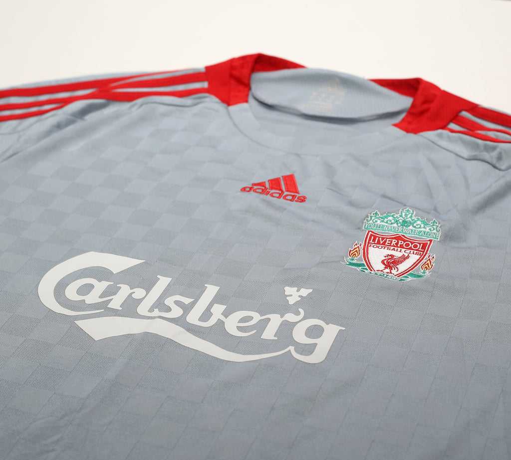 2008/09 ALONSO #14 Liverpool Vintage Adidas Away Football Shirt (XL)