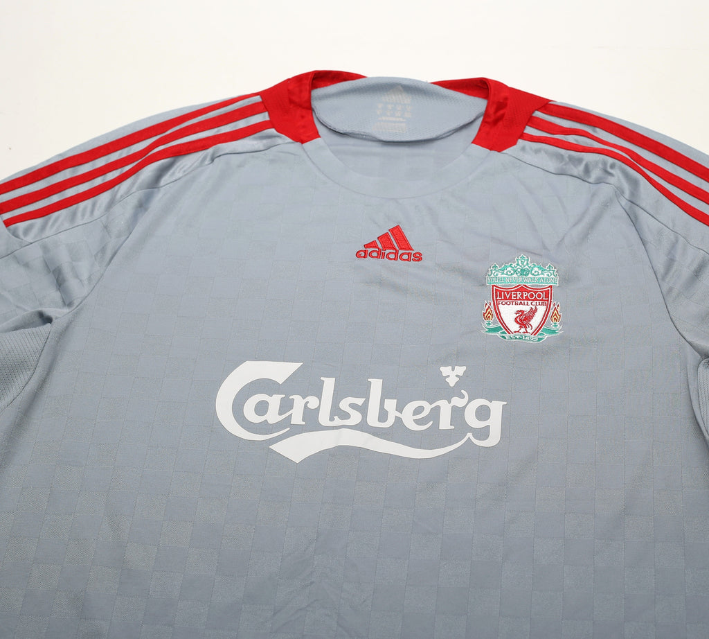 2008/09 ALONSO #14 Liverpool Vintage Adidas Away Football Shirt (XL)