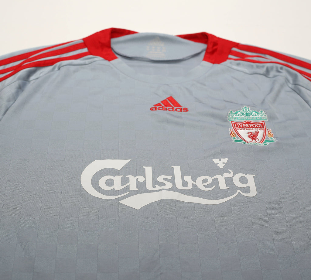 2008/09 ALONSO #14 Liverpool Vintage Adidas Away Football Shirt (XL)