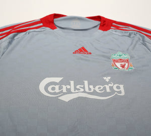 2008/09 ALONSO #14 Liverpool Vintage Adidas Away Football Shirt (XL)