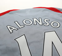 2008/09 ALONSO #14 Liverpool Vintage Adidas Away Football Shirt (XL)